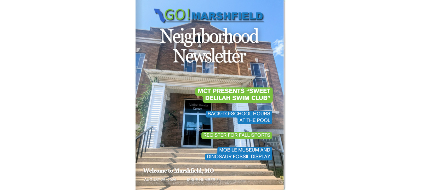 Issue 84: August 26, 2026