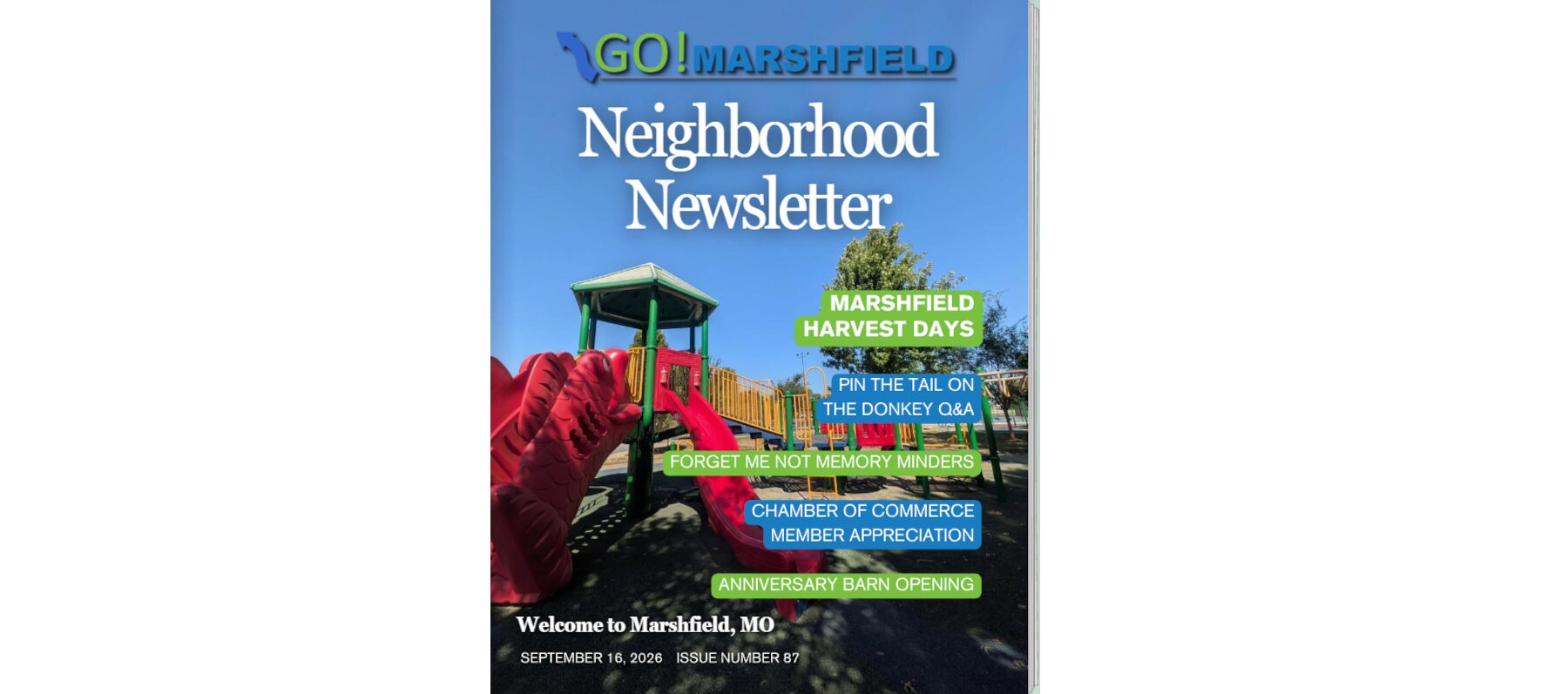 Issue 87: September 16, 2026