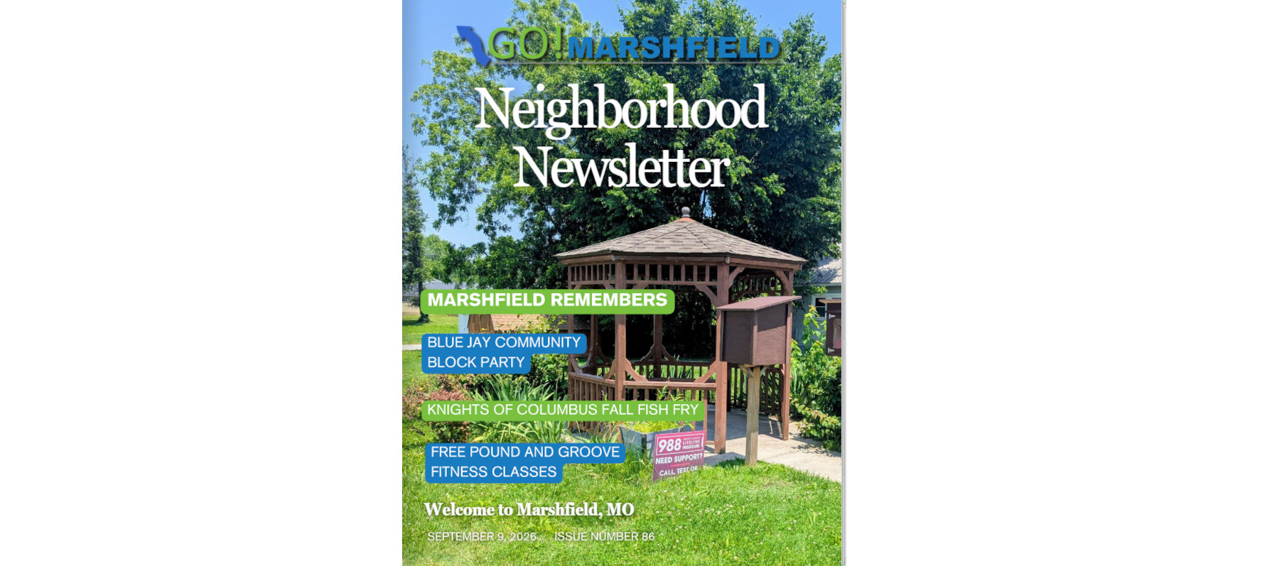 Issue 86: September 9, 2026